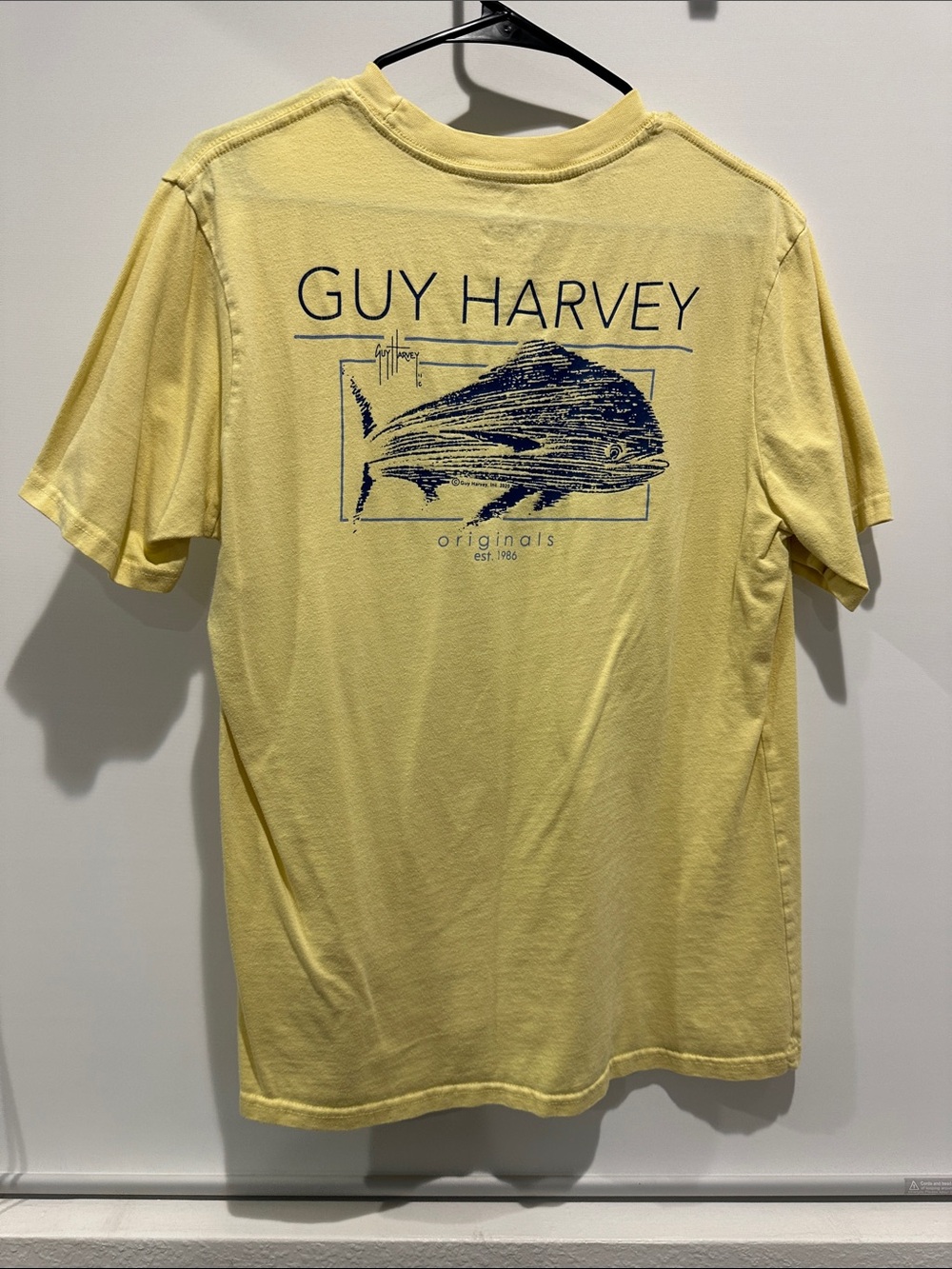 Guy Harvey Yellow Short-Sleeve Graphic T-Shirt